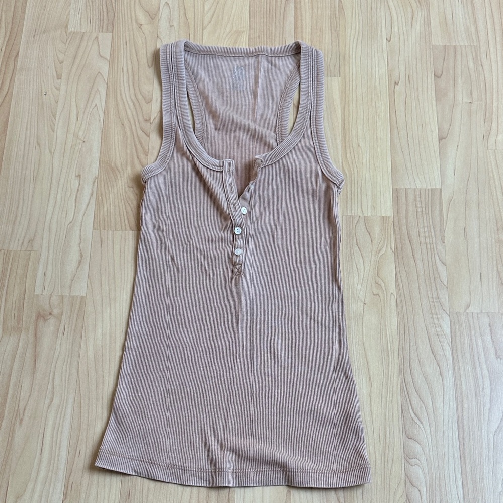 Aerie Real Soft Button down tank